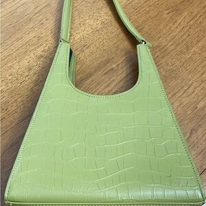 Green Croc-Embossed Women's Bag